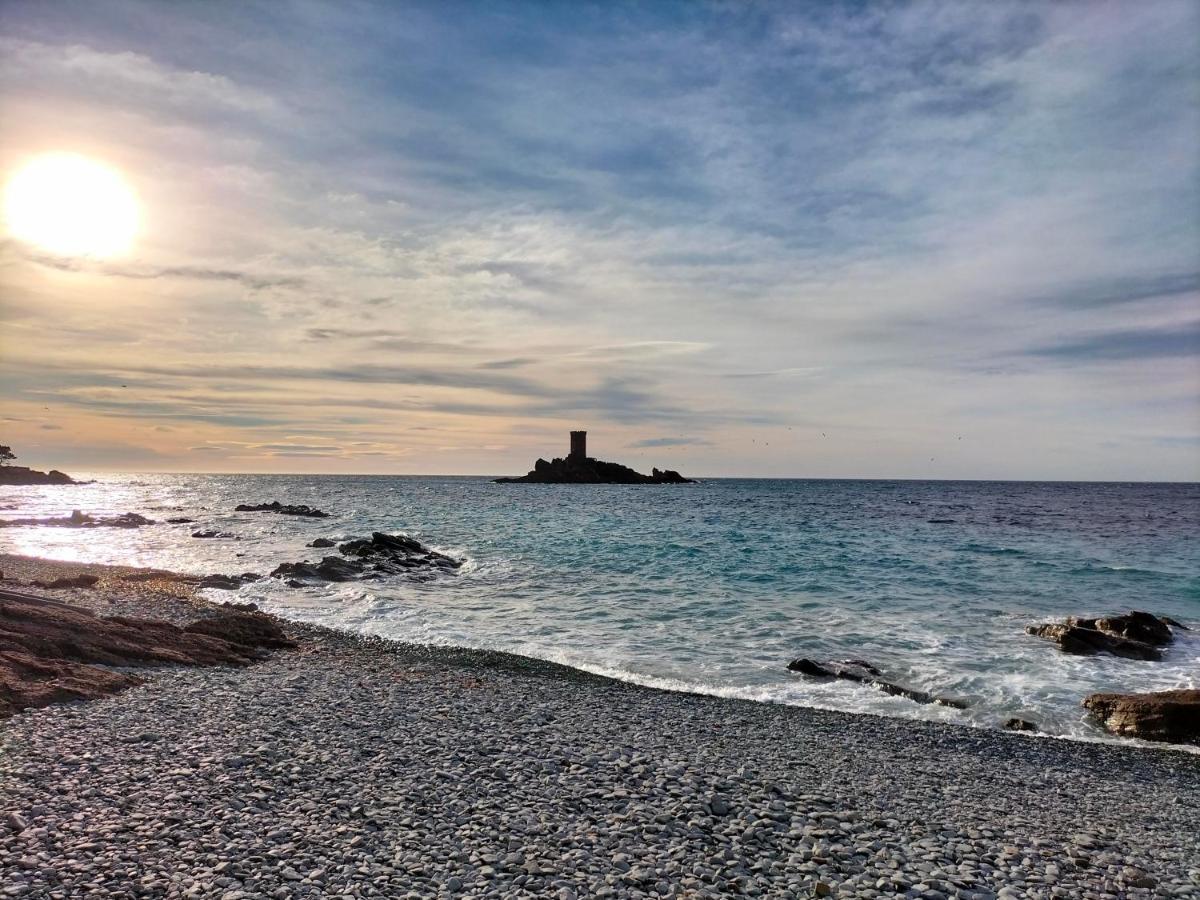 Superbe Appartement Avec Vue Mer Et Piscine Saint-Raphael  Bagian luar foto